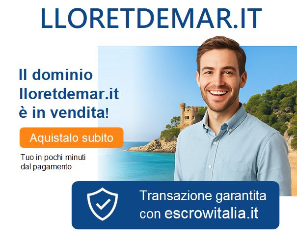 Spiaggia di Lloret de Mar - immagine del dominio in vendita
